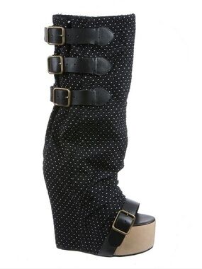 ISO open toe wedge boots IC x free people